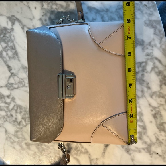 Mattioli pink beige taupe crossbody purse bag - Picture 15 of 16